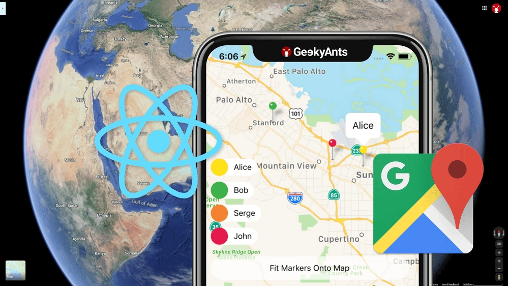 GeekyAnts Deploys React Native in Fleet Tracking Platform Which handles 100+ Live Map Markers in Real Time